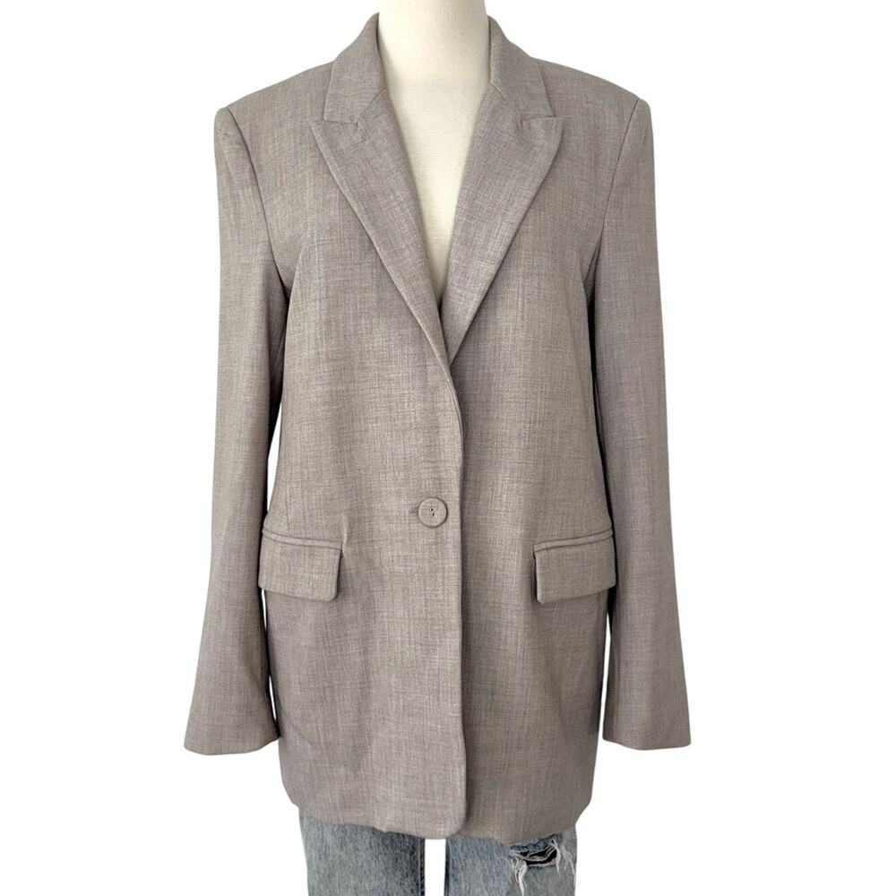 Bardot Revolve One-Button Blazer Jacket US 10 (AU/UK 14)